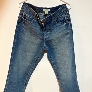 Cato Blue Crop Jeans with Natural Fading